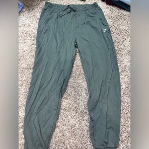 Dark grey gym shark joggers